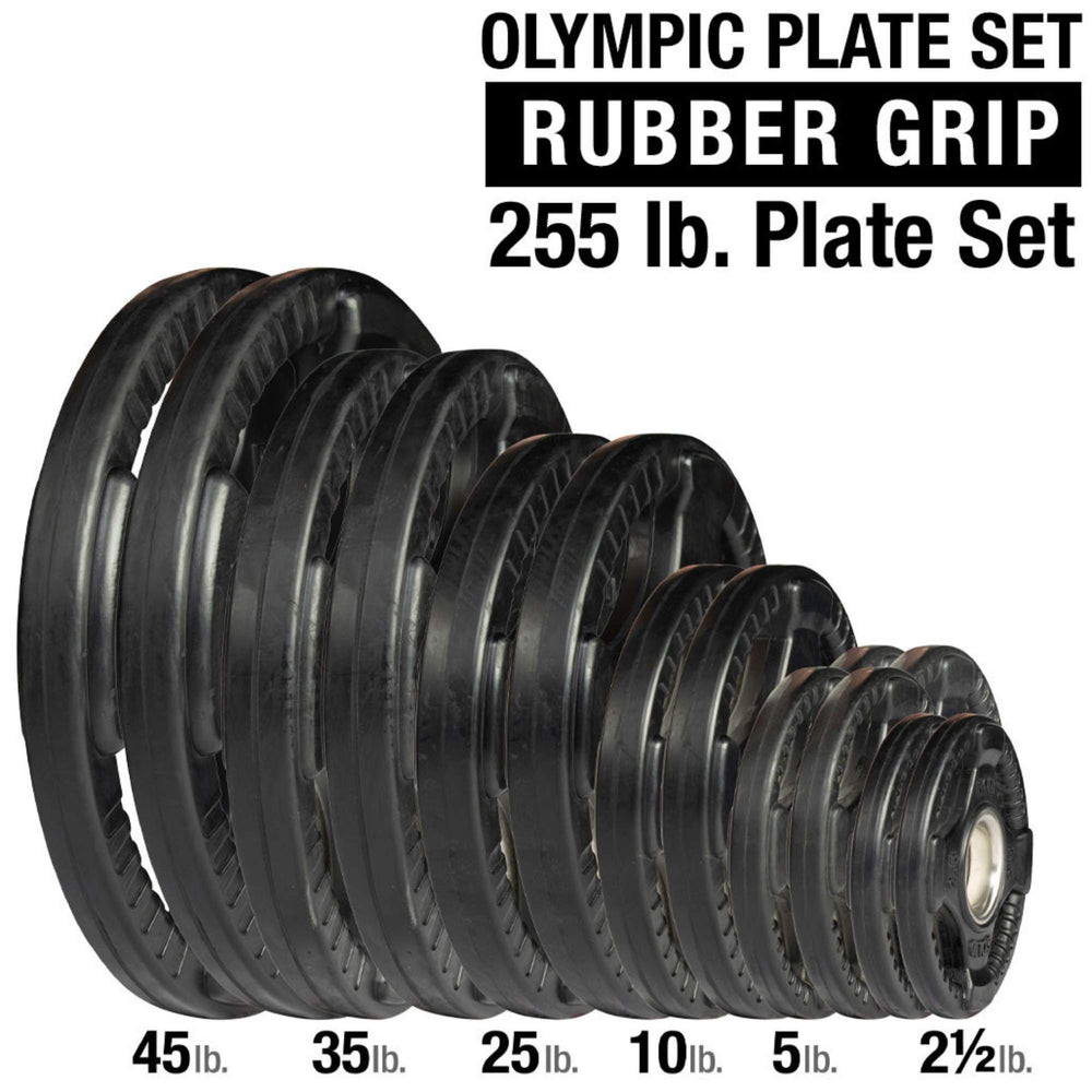 Body-Solid Tools ORT Rubber Grip 2" Olympic Plates ORST255