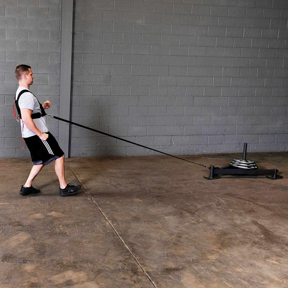 Body-Solid Weight Sled GWS100 standing  exercising