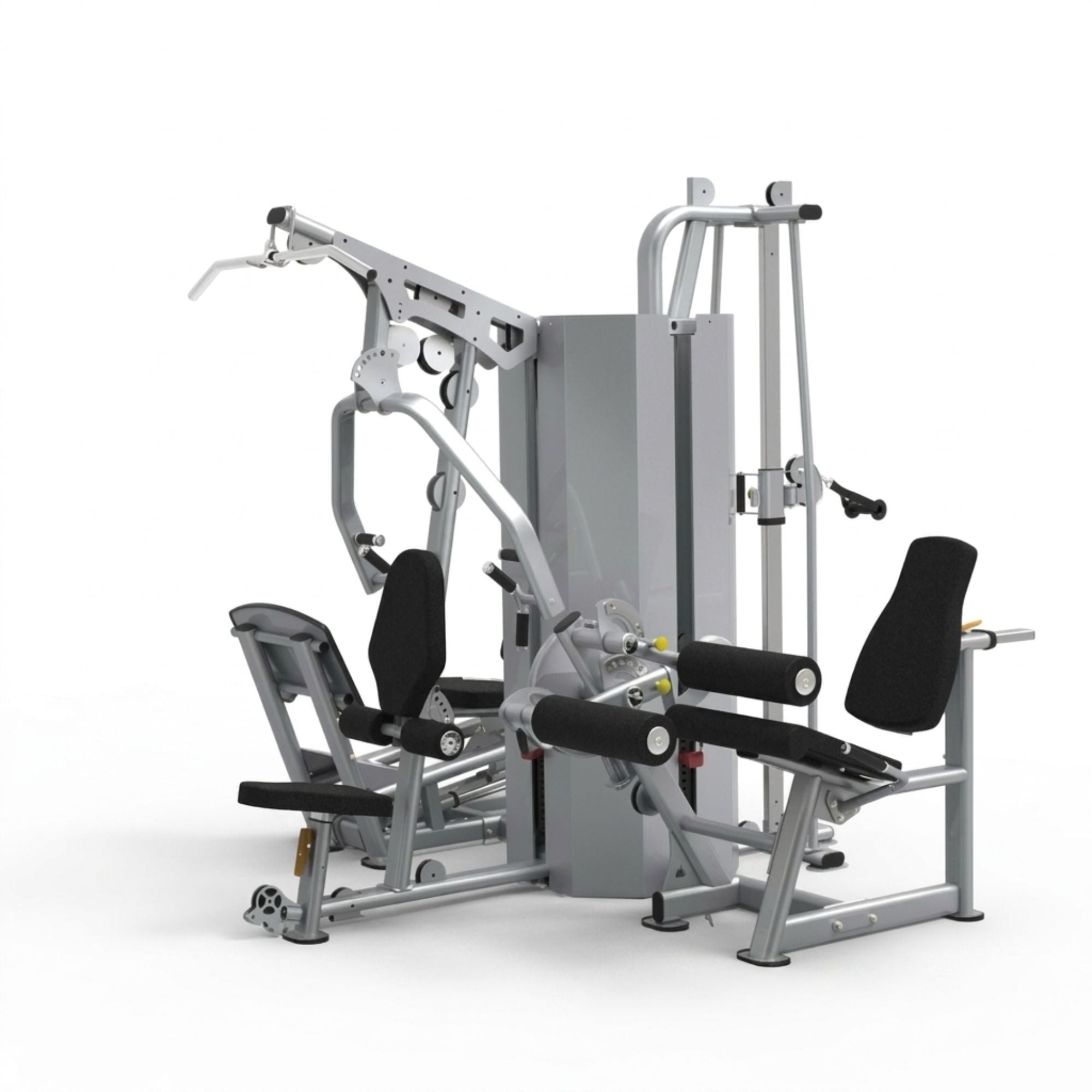 BodyKore 4 Station- Chest, Leg Ext, Leg Press, Column Pulley MTI4009