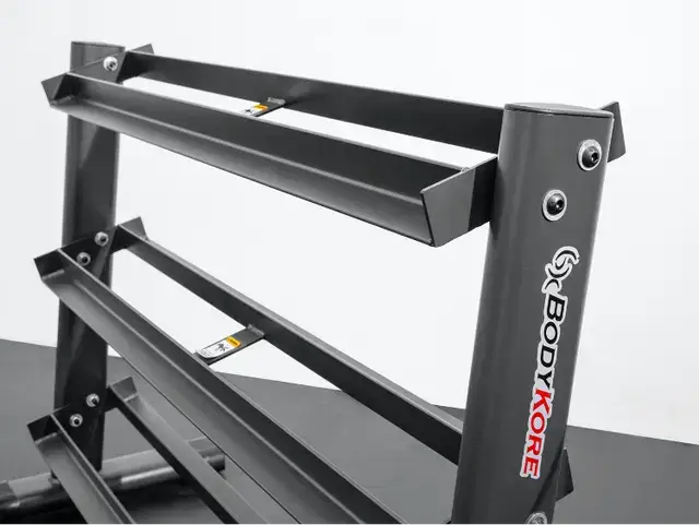 BodyKore 5-70LB DB RACK (Black) G242-B Angled design f