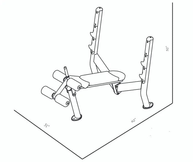 BodyKore Olympic Decline Press CF2153 specifications