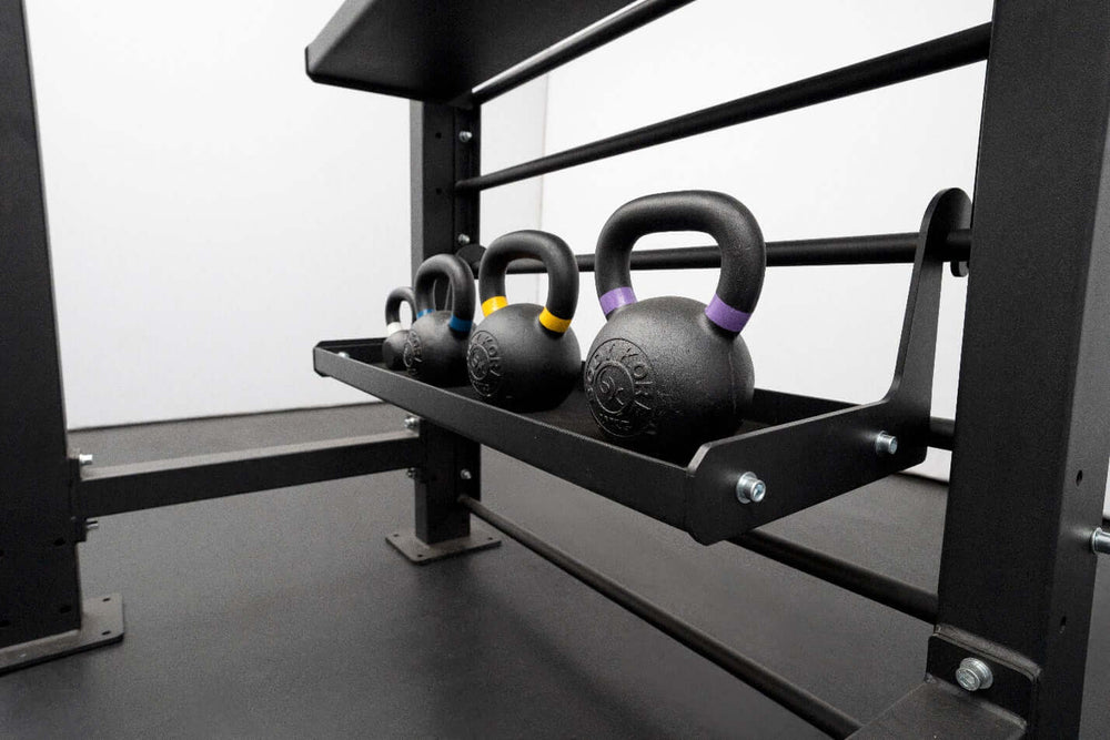 BodyKore Singel Bay Storage Rack VFCR1701A kettle bell shelf