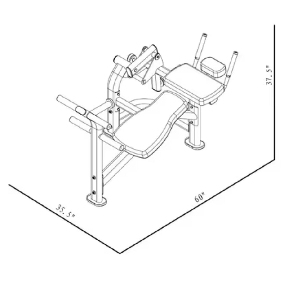 BodyKore AB Bench G208 Dimensions