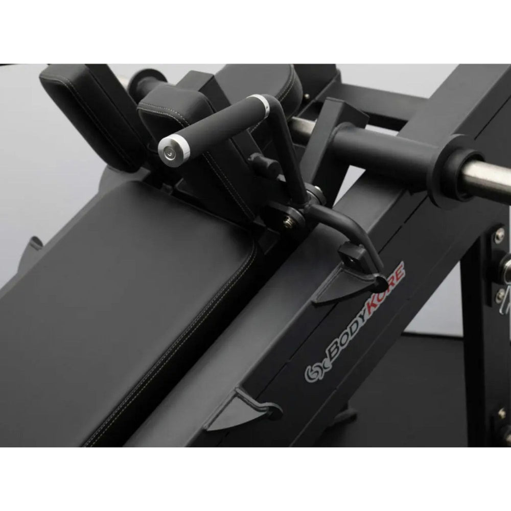 BodyKore Adjustable Hack Squat FL1811 Integrated Rubber Handles