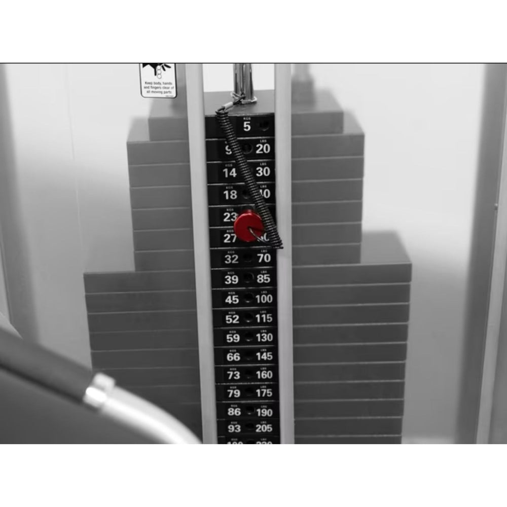 BodyKore Dual Axis Chest Press GR621 220lb Weight Stack -Upgradeable to 340lbs