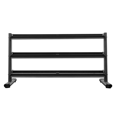 BodyKore Dumbbell Rack Fits 5-70lb Rubber Hex Dumbbell Set G242 without background 