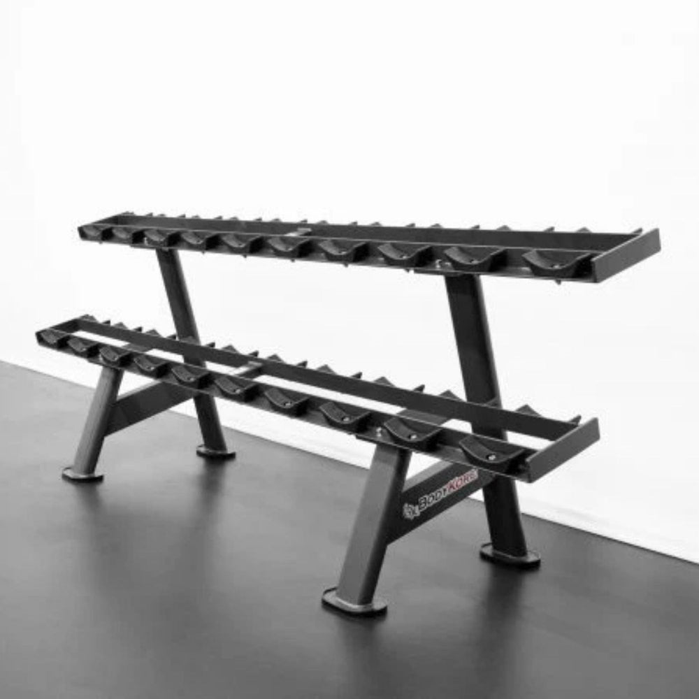 BodyKore Dumbbell Rack G231 Heavy-Duty, Durable 11-Gauge Steel 
