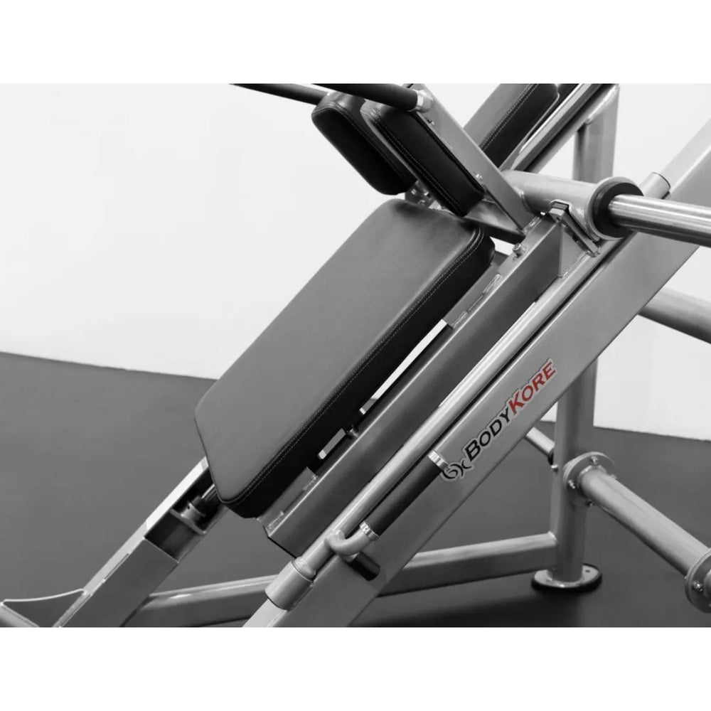 BodyKore Elite Series Hack Squat CF2175 Super-Smooth Movement Up And Down the Carriage