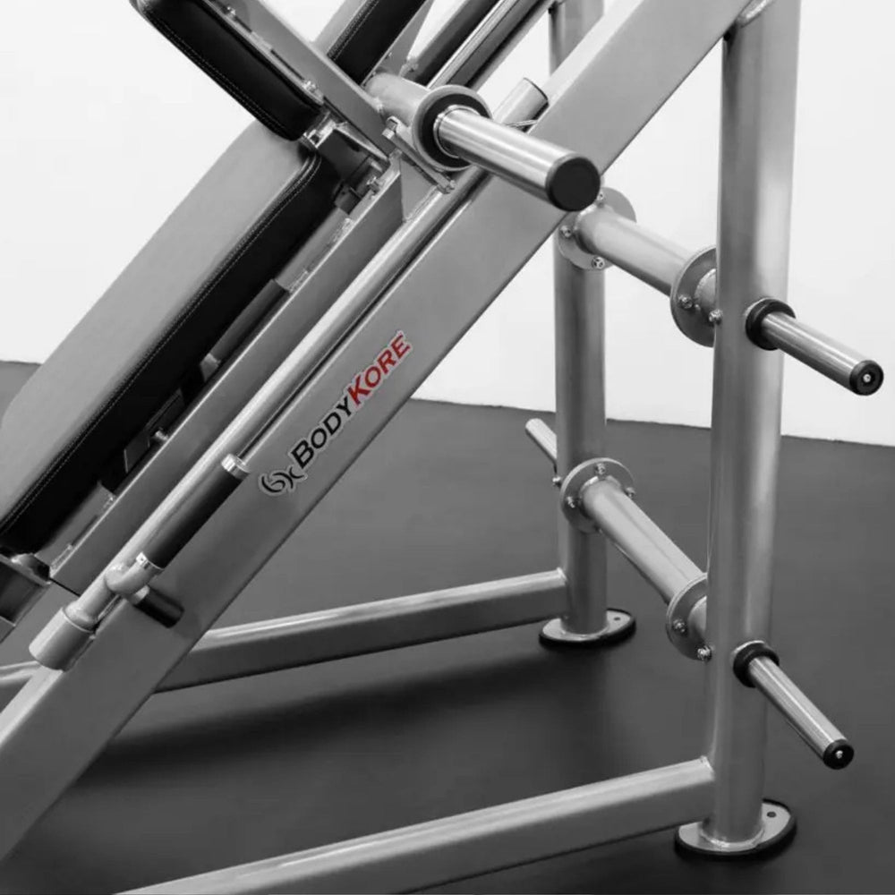 BodyKore Elite Series Hack Squat CF2175 Weight Storage
