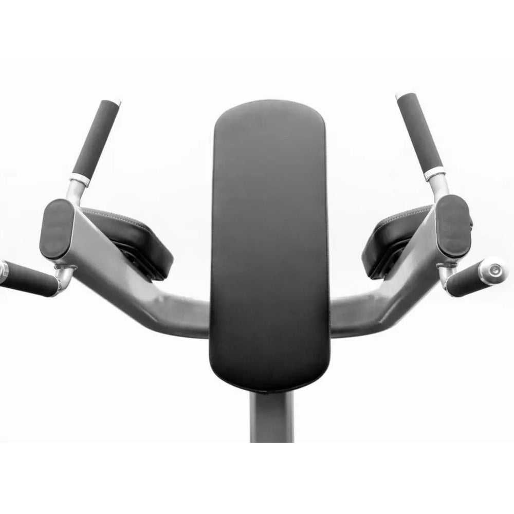 BodyKore Elite Series Vertical Knee Raise CF2107 Two sets of angled hand grips for dip and vertical knee raise exercises