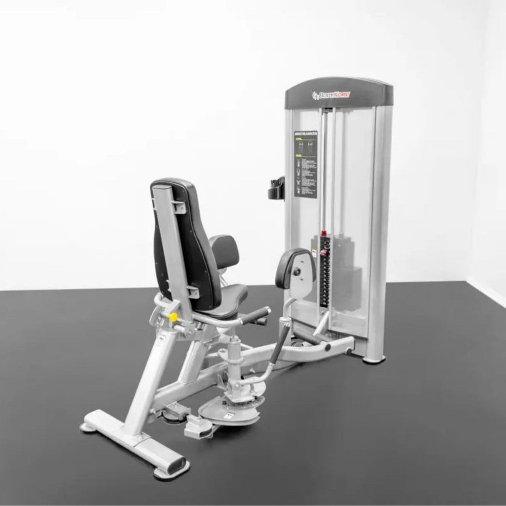 BodyKore Isolation Series Hip Adductor/Abductor GR632 Frame made with 3.5” Oval Rolled Steel TubingRated over 1000lbs