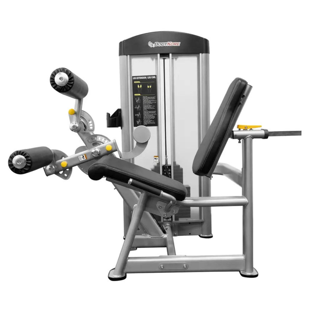 BodyKore Isolation Series Leg Curl/Extension GR639 without  background silver