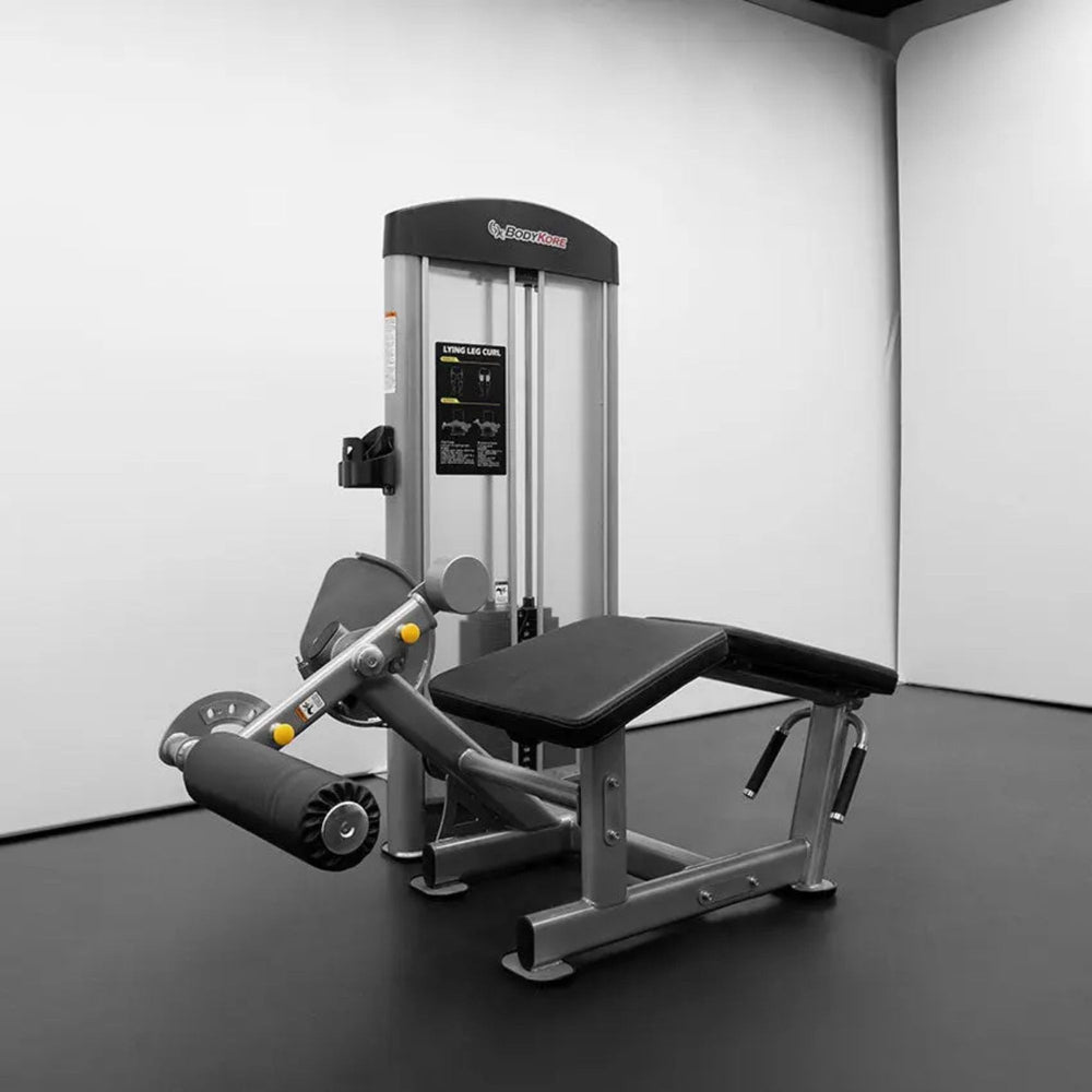 BodyKore Isolation Series Prone Leg Curl GR608 Front Right View