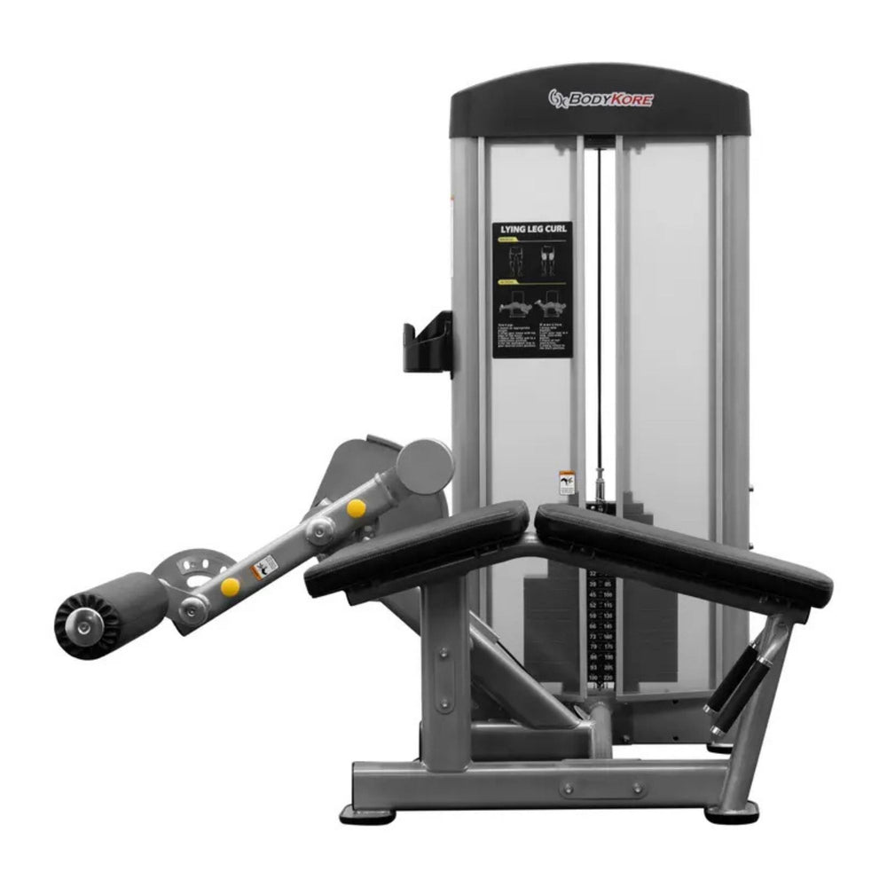 BodyKore Isolation Series Prone Leg Curl GR608 Front View