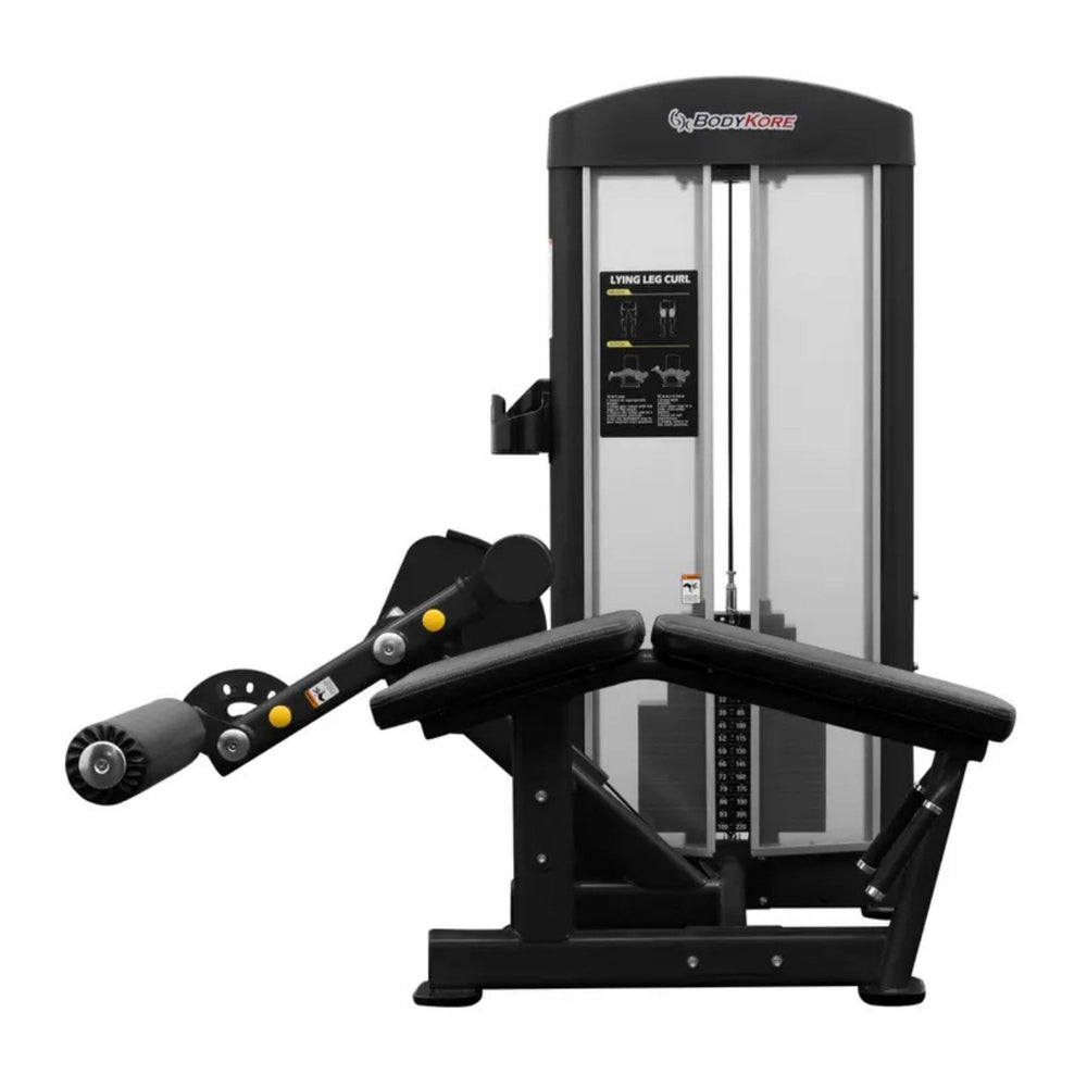 BodyKore Isolation Series Prone Leg Curl GR608 Front View 2