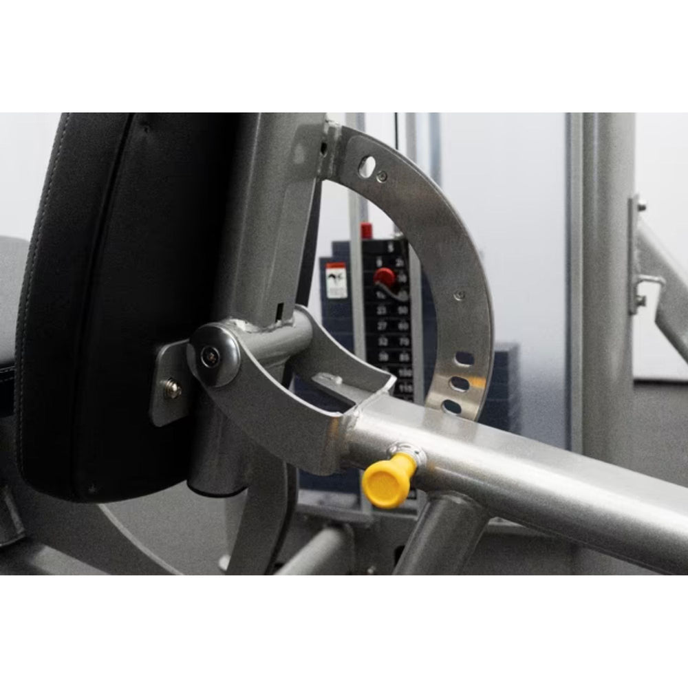 BodyKore Leg Extension/Leg Prone GR643 Angled Pads and Ideal
Pivot Location Promote full muscle
contraction and alignment