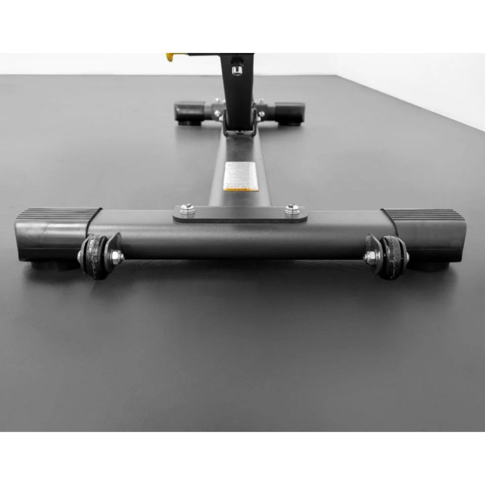 BodyKore Multi-Adjustable Bench G206 Commercial wheels made for easy moving