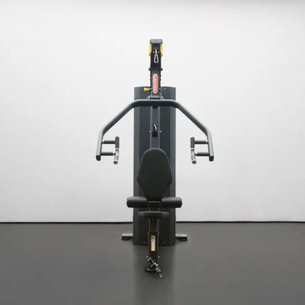 BodyKore Multi-Gym Chest Press/Lat Pull Down MTI4201 3 Use: Chest Press/Seated Row/Lat Pulldown Station With Background 