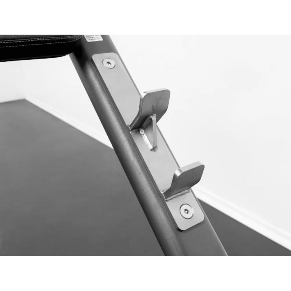 BodyKore Seated Preacher Curl G257 Two Bar Rack-Out Positions