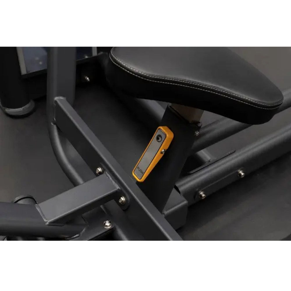 BodyKore Selectorized Chest Press GR601 Seat has 4 Adjustment Heights