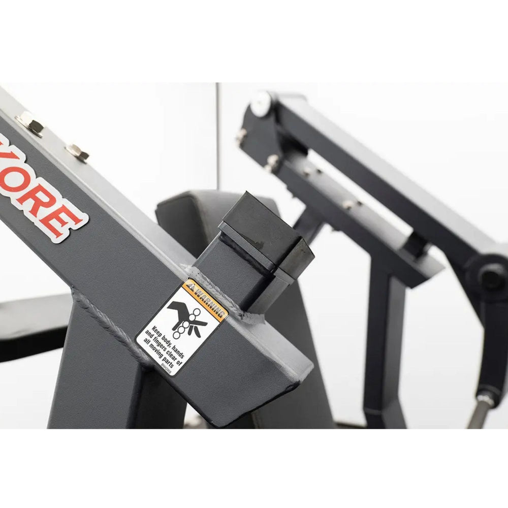BodyKore Stacked Series Plate Loaded Incline Chest Press GR804 11-Gauge Steel Construction Frame