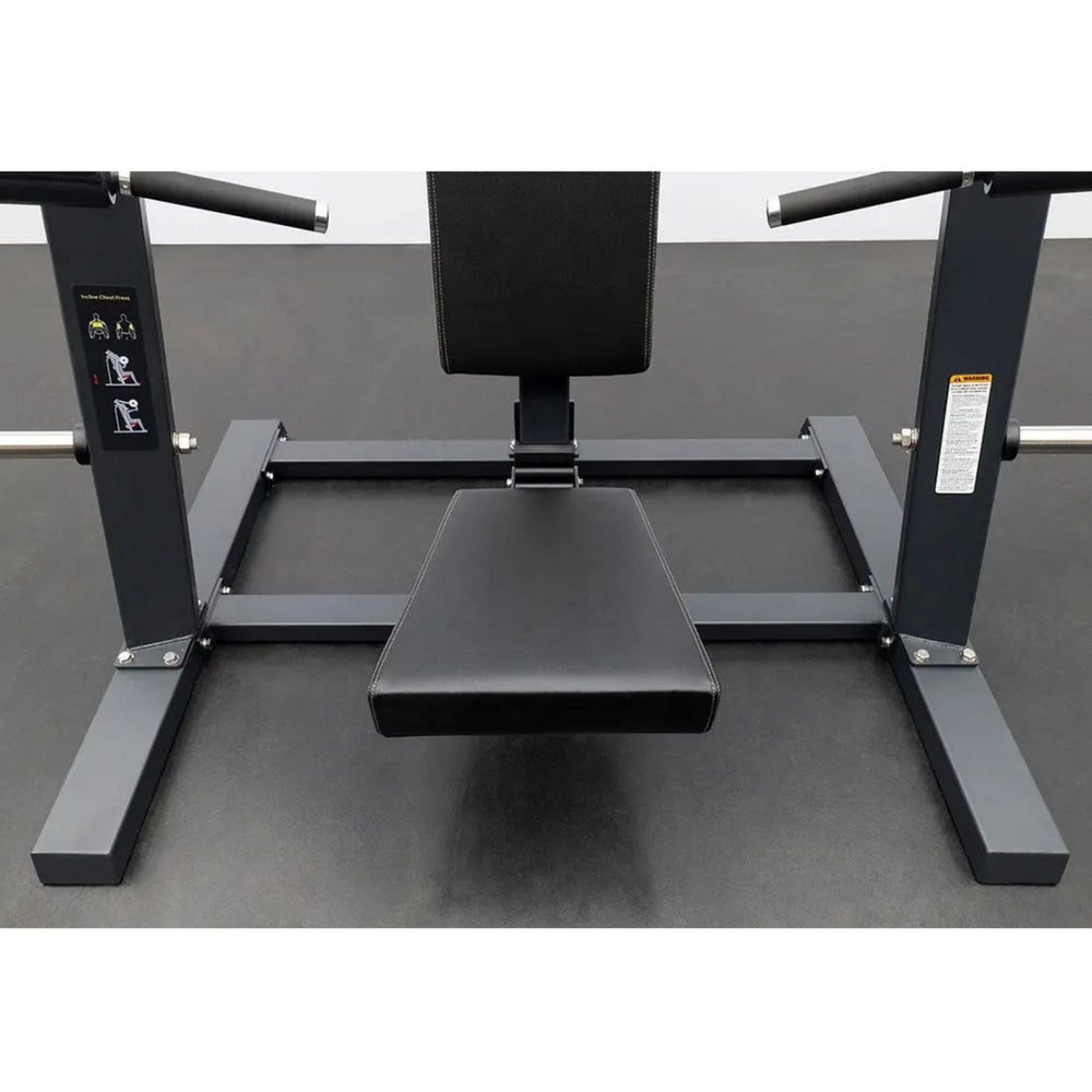 BodyKore Stacked Series Plate Loaded Incline Chest Press GR804 Adjustable, Padded Seat