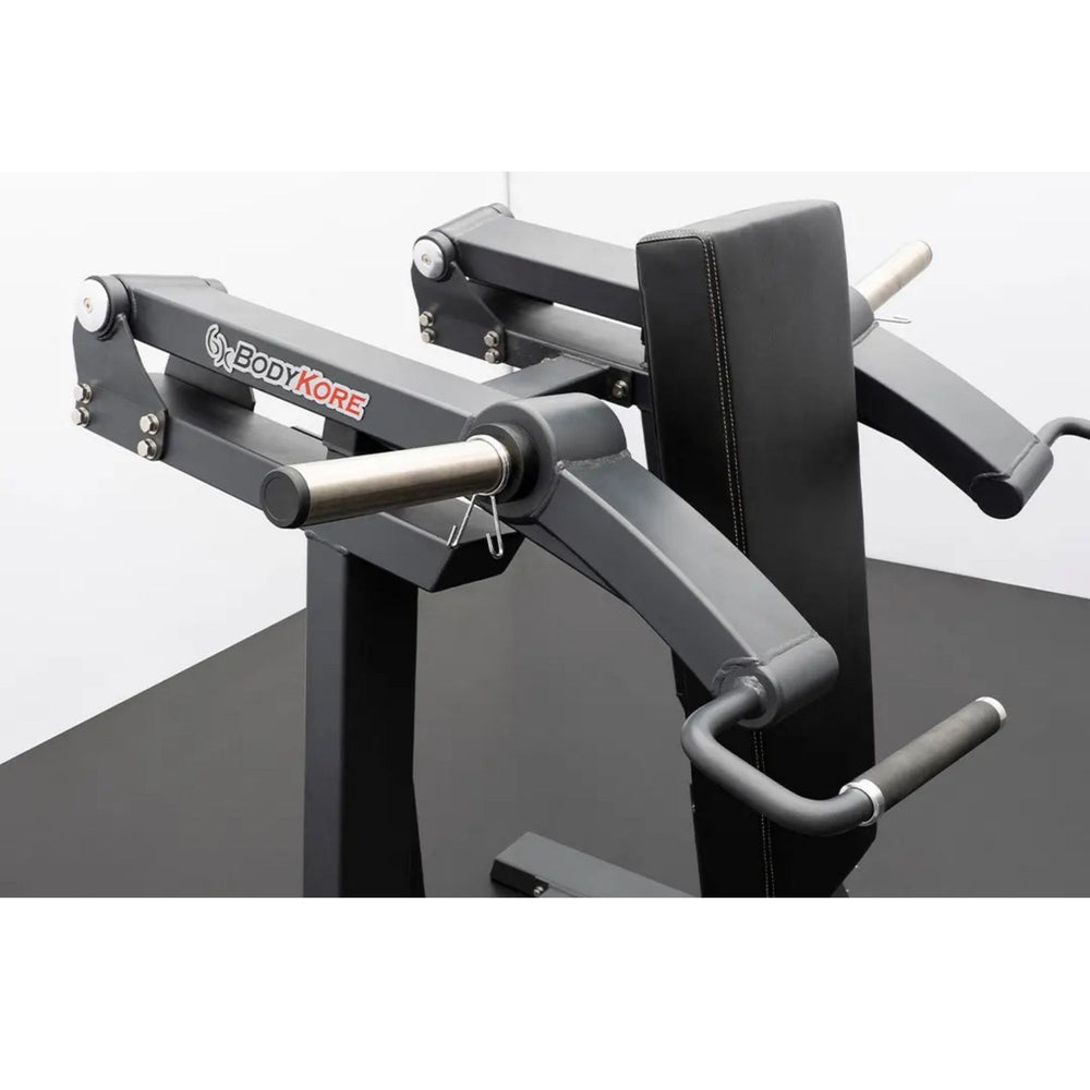 BodyKore Stacked Series Plate Loaded Shoulder Press  GR803
11-Gauge Steel Frame