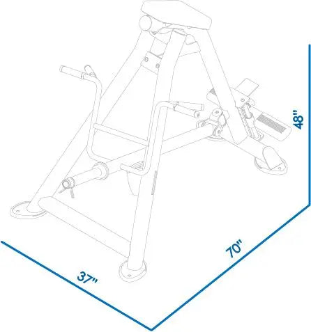 BodyKore Standing Row CF2173 specifications