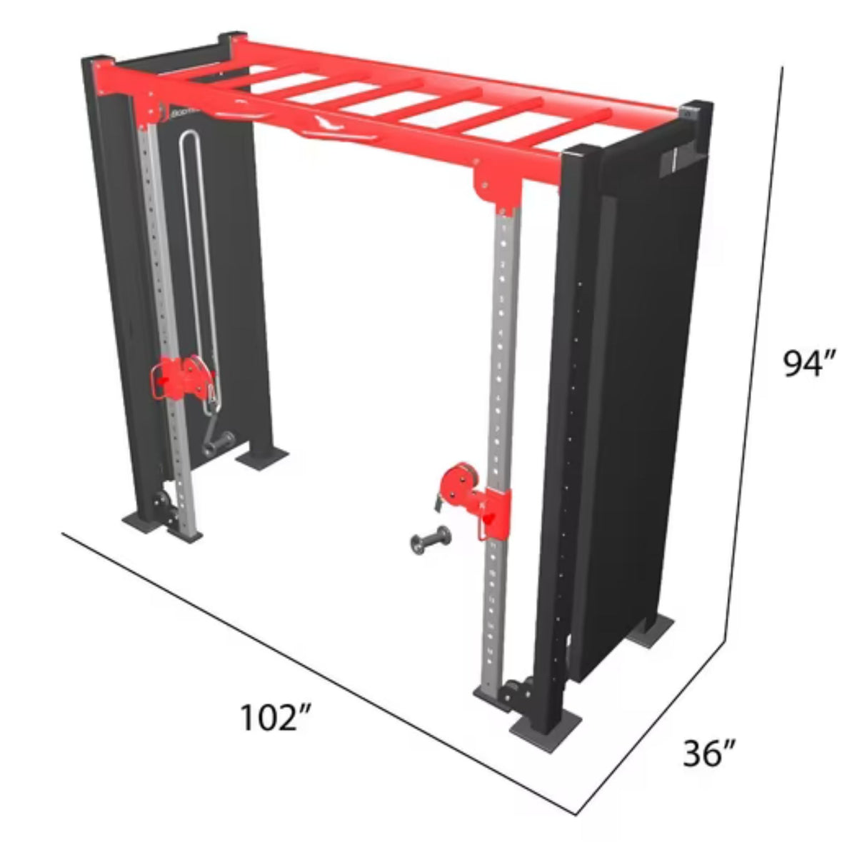 BodyKore Storage Rack VFCR1701D Dimensions