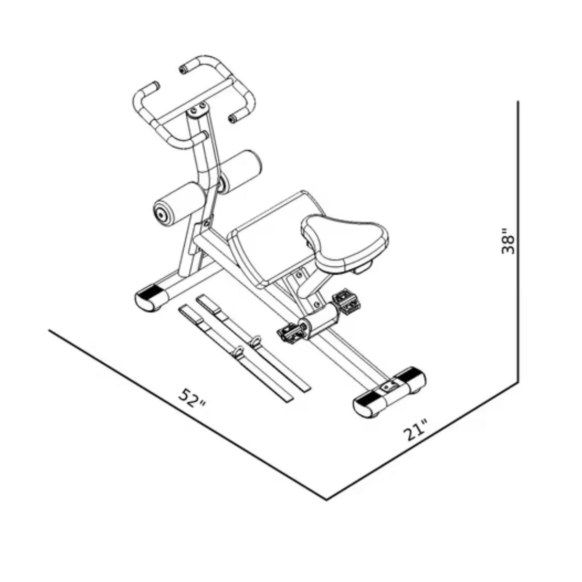 BodyKore Stretch G209 Dimensions
