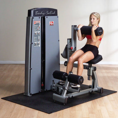 Body Solid_ProDual_Ab_Back_Machine_with_Weight_Stack DABBSF Model Exercise