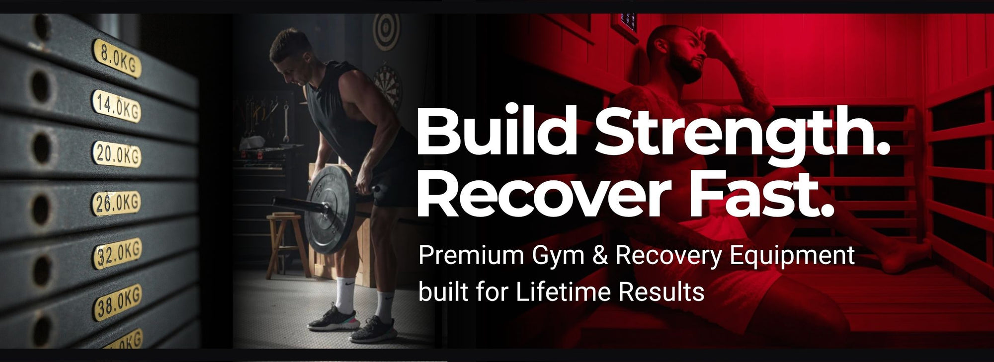 Gym Equipment - Build Strength. Recover Fast.