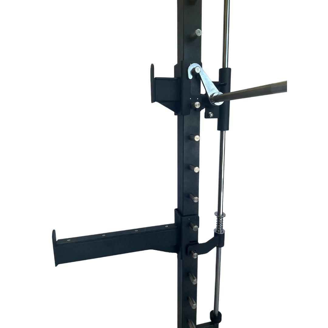 Half rack discount with safety bars