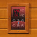 Dynamic 2 Person Ultra Low EMF Far Infrared Sauna DYN-6210-01 Elite Control Panel