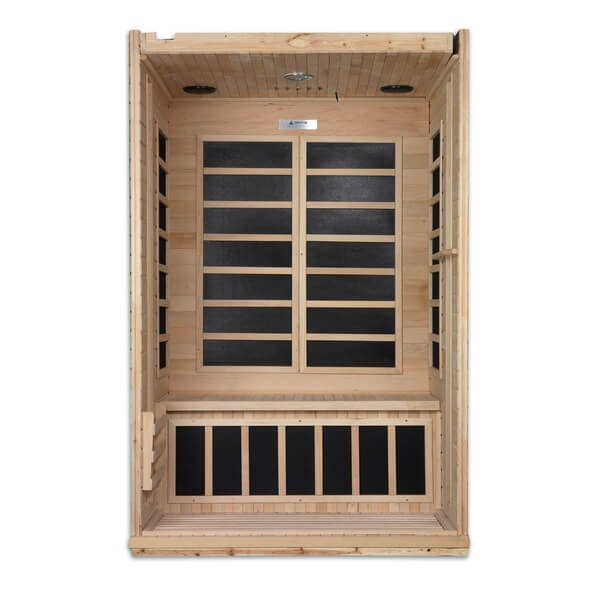 Dynamic 2 Person Ultra Low EMF Far Infrared Sauna DYN-6210-01 Elite Interior