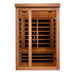 Dynamic 2 Person Ultra Low EMF Far Infrared Sauna Heming Edition DYN-6215-02 Elite Front View 