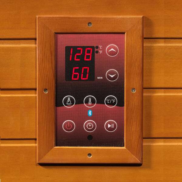 Dynamic Cardoba 2-Person Full Spectrum Near Zero EMF FAR Infrared Sauna DYN-6203-02 FS	Control Panel
