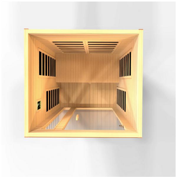 Dynamic Cordoba Elite 2-person Infrared Sauna DYN-6203-01 ELITE Interior Spacing