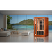 Dynamic Cordoba Elite 2-person Ultra Low EMF FAR Infrared Sauna DYN-6203-01 Elite Front View Indoor
