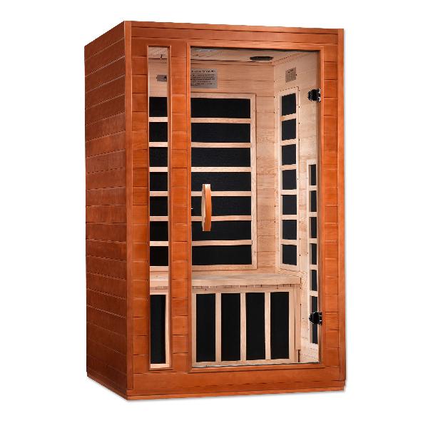 Dynamic Cordoba Elite 2-person Ultra Low EMF FAR Infrared Sauna DYN-6203-01 Elite Front Right View