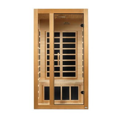 Dynamic "Gracia" - 1-2 Person Low EMF FAR Infrared Sauna, DYN-6119-01 Front View