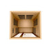 Dynamic "Gracia" - 1-2 Person Low EMF FAR Infrared Sauna, DYN-6119-01 interior layout