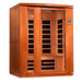 Dynamic Lugano 3 Person Low EMF FAR Infrared Sauna DYN-6336-02 Elite Front Left View