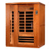 Dynamic Lugano 3 Person Low EMF FAR Infrared Sauna DYN-6336-02 Front Right View