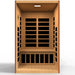 Dynamic Santiago 2 Person Ultra Low EMF FAR Infrared Sauna DYN-6209-02 Elite Interior