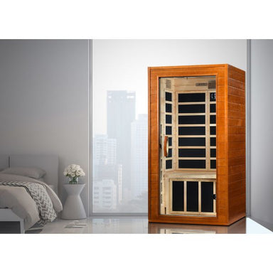 Dynamic Saunas Avila 1-2-Person Low EMF FAR Infrared Sauna DYN 6103-01 final view