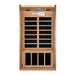 Dynamic Saunas Avila 1-2-Person Low EMF FAR Infrared Sauna DYN 6103-01 interior construction