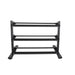 Easy Access for Dumbbells on the TKO 3 Tier Rail Rack for Dumbbells