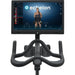 Echelon-EX-Pro-Bike-Exercise bike with a screen displaying the Echelon app on a white background