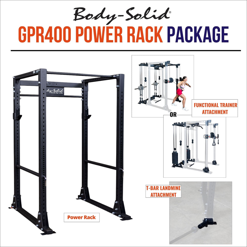 GPR400 Functional Performance Power Rack Bundle